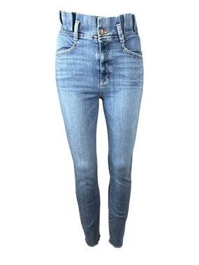 ALICE + OLIVIA You Look So Good paperbag-style waist, high-rise skinny jeans